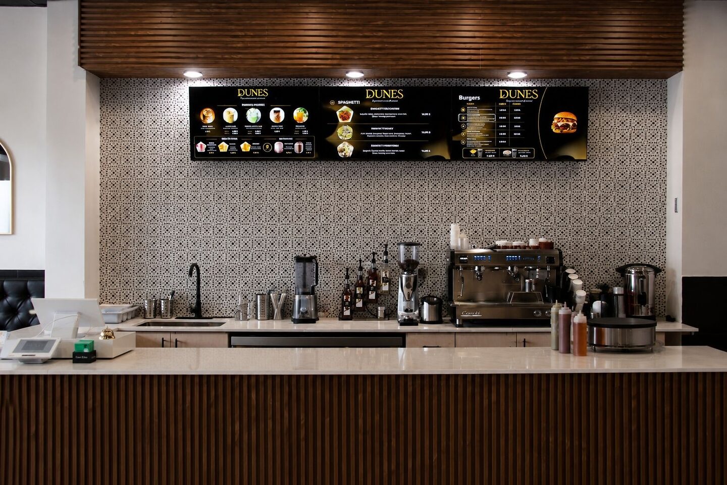 Les tableaux lumineux du menu